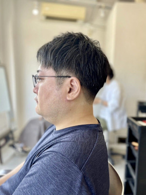 【soy-kufu】MEN'S HAIR束感マッシュパーマア