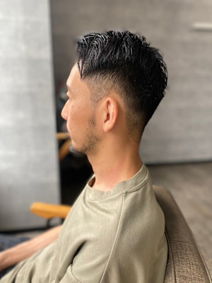 【soy-kufu】MEN'SHAIRショートマッシュパーマ