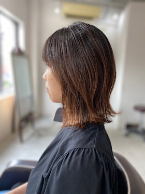 大人可愛い◎20代30代40代似合わせカットフルバングイメチ