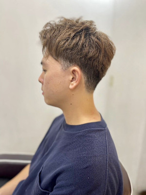 【soy-kufu】MEN'S HAIR束感マッシュパーマ