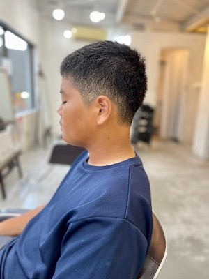 【soy-kufu】MEN'S HAIRアッシュブラック束感