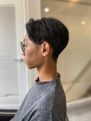 【soy-kufu】MEN'S HAIRアッシュブラックカル