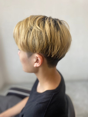 【soy-kufu】MEN'S HAIRハイライトマッシュシ