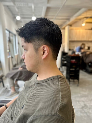 【soy-kufu】MEN'S HAIRアッシュブラックベリ