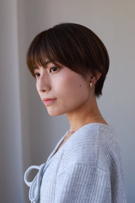 20代30代40代イメチェン似合わせカットフルバングショート