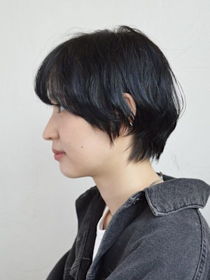 20代30代40代イメチェン似合わせカットフルバングショート