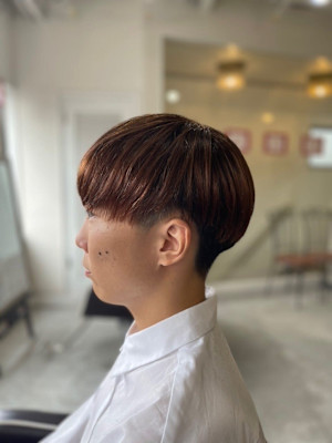 【soy-kufu】MEN'S HAIRブラウンマッシュショ
