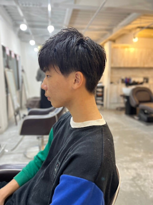 【soy-kufu】MEN'S HAIRアッシュブラックショ