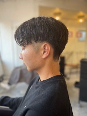 【soy-kufu】MEN'S HAIRアッシュブラックマッ