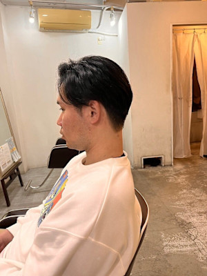 【soy-kufu】MEN'S HAIRアッシュブラックセン