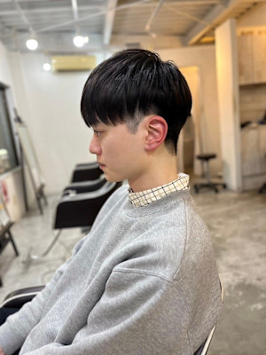 【soy-kufu】MEN'S HAIRアッシュブラックマッ