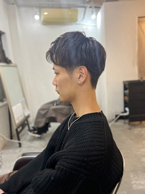 【soy-kufu】MEN'S HAIRアッシュブラックショ