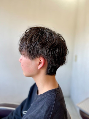 【soy-kufu】MEN'S HAIR波巻きマッシュパーマ