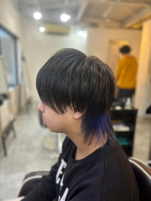 【soy-kufu】MEN'S HAIRマッシュウルフアッシ