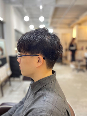 【soy-kufu】MEN'S HAIRアッシュブラックマッ