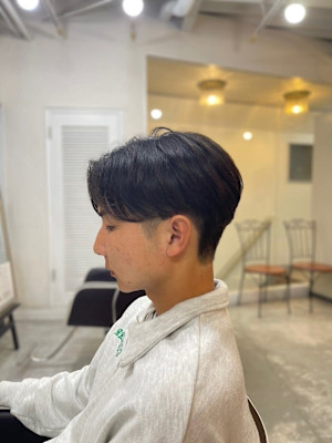 【soy-kufu】MEN'S HAIRアッシュブラックマッ