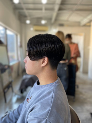 【soy-kufu】MEN'S HAIRアッシュブラックセン
