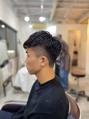 【soy-kufu】MEN'S HAIRアッシュブラックベリ