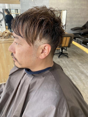 【soy-kufu】MEN'S HAIRダークアッシュベリー
