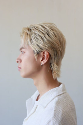 MEN’S HAIR カルマパーマダークアッシュベリーショー
