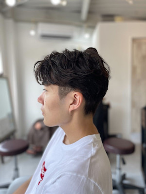 【soy-kufu】MEN'S HAIRアッシュブラックカル