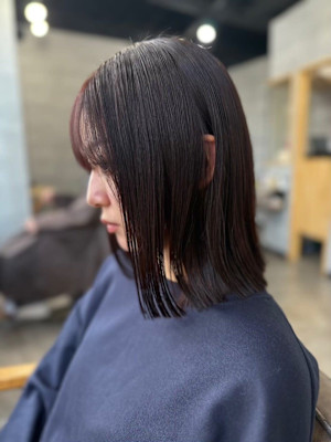 20代30代40代◎外ハネできまるミディアムストレート◎