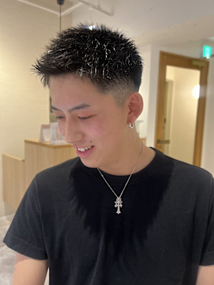 20代30代40代◎爽やかメンズショート簡単メンズスタイリン
