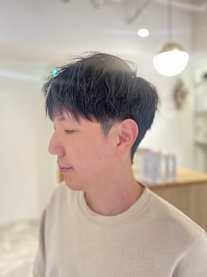 20代30代40代◎メンズツーブロック簡単メンズスタイリング