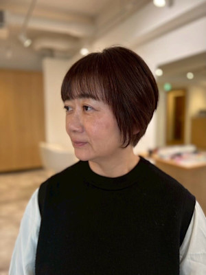 ショートカットレイヤーカットショートボブマッシュショート