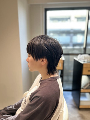 ウルフカットショートカットレイヤーカットショートボブ