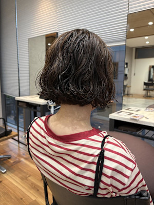 ボブ　ニュアンスパーマ