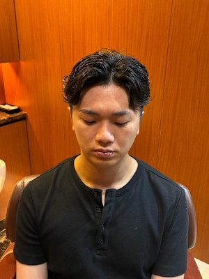 毛流れセンターパート