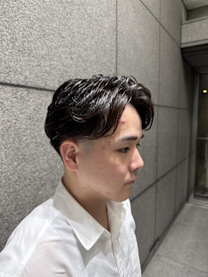 ショートフェザーパーマ