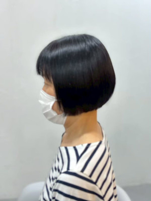ショートカットショートボブ40代50代ミニボブ/四条大宮/烏