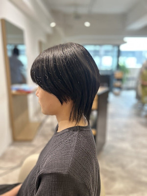 ウルフカットショートカットレイヤーカットショートボブ