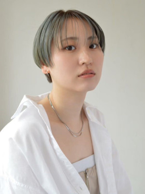 20代30代◎ミントグリーンショートスタイル/四条大宮/烏丸