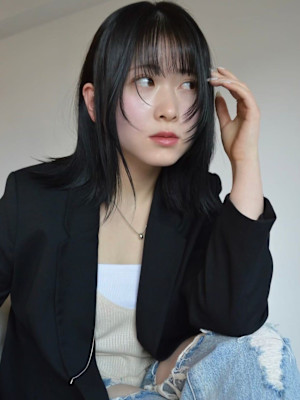 20代30代◎レイヤーボブツヤ髪スタイル/四条大宮/烏丸/京