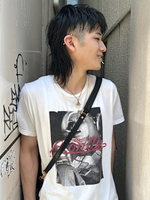 外国人風マレットウルフ