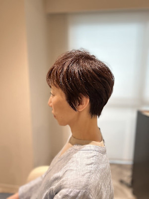 ウルフカットショートカットレイヤーカットボブショートボブ