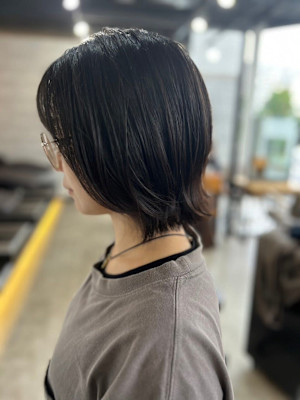 ウルフカットショートカット外ハネボブ/四条大宮/烏丸京都