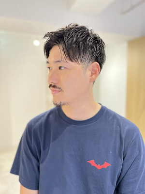 ツイストパーマツイストスパイラルパーママッシュセンターパート