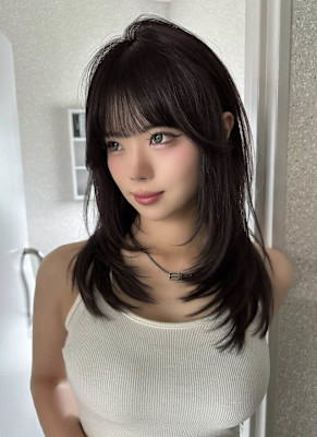 エアリーウルフ セミロング
