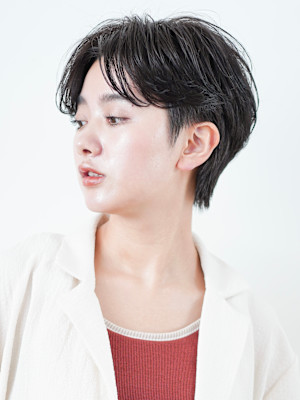 前下がりショート・ボブ/絶壁解消/前髪あり/40代/30代
