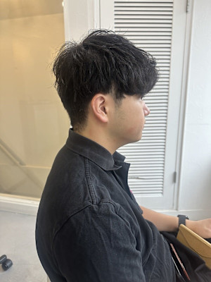 マッシュラウンドマッシュ波巻きパーマツイスパ/東伏見