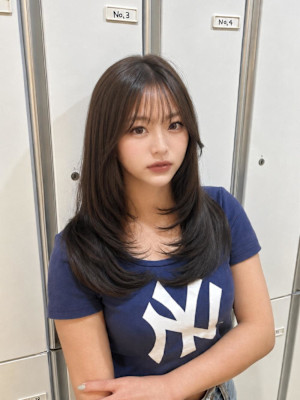 【伊勢原】似合わせレイヤーカット×ブリーチなしダブルカラー