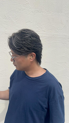 ニュアンスパーマ×ハイライト