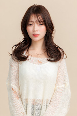 ロングレイヤー×ナチュラルウェーブ