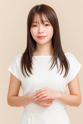 ロング×ストレート