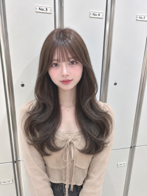 【伊勢原】イルミナカラー+髪質改善で叶える透明感オリーブ
