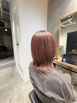 ◇大人40代50代60代ショートボブ丸みショート白髪ぼかし